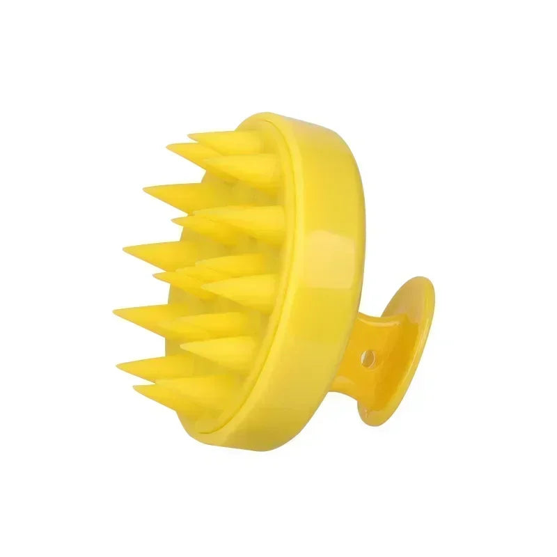 Plastic Silicone Massage Comb  Clean The Scalp Thoroughly Scalp Massage Easy Foaming Head Massage  Brush Bath Comb Brush Shampoo