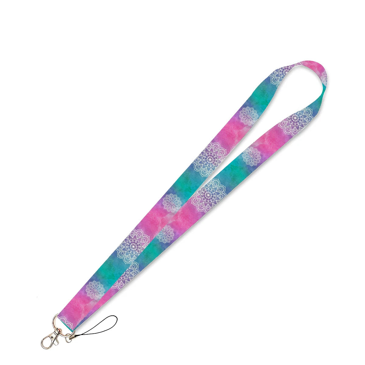 Tejesa 2pcs Beautiful Lanyard Keys Chain Badge Holder ID Credit Card Pass Hang Rope Lariat Mobile Phone Charm Accessories Gifts Wholesale