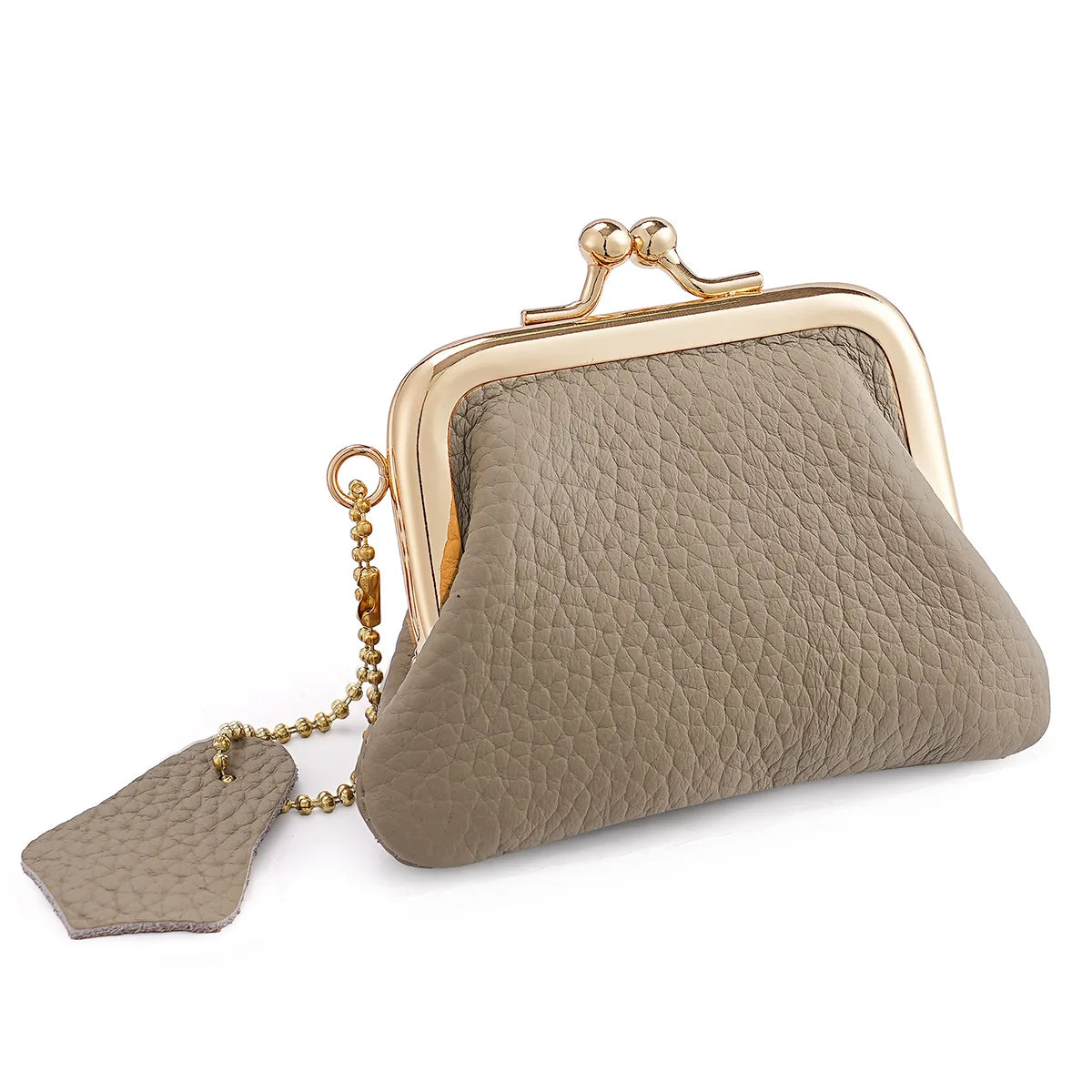 Tejesa  Multi-Color Genuine Leather Mini Coin Purse Compact Change Wallet Top Layer Cowhide Women Small Wallet