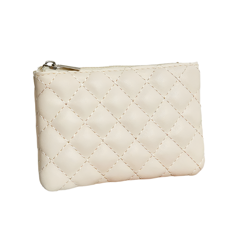 Hemasa  Small Coin Purse  Leather Zipper Wallets   Business Card Holder Ladies Mini Coin Bag