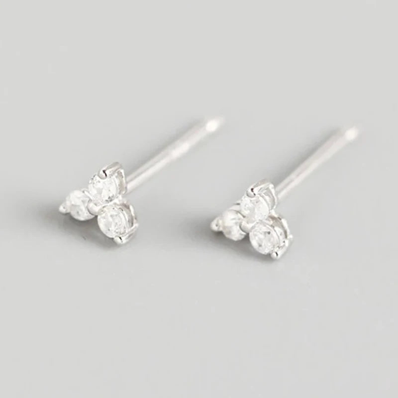 Korean Stainless Steel Round Circle Small Hoop Earrings Women Multicolor Zircon Minimal Punk Cartilage Earring Piercing Jewelry