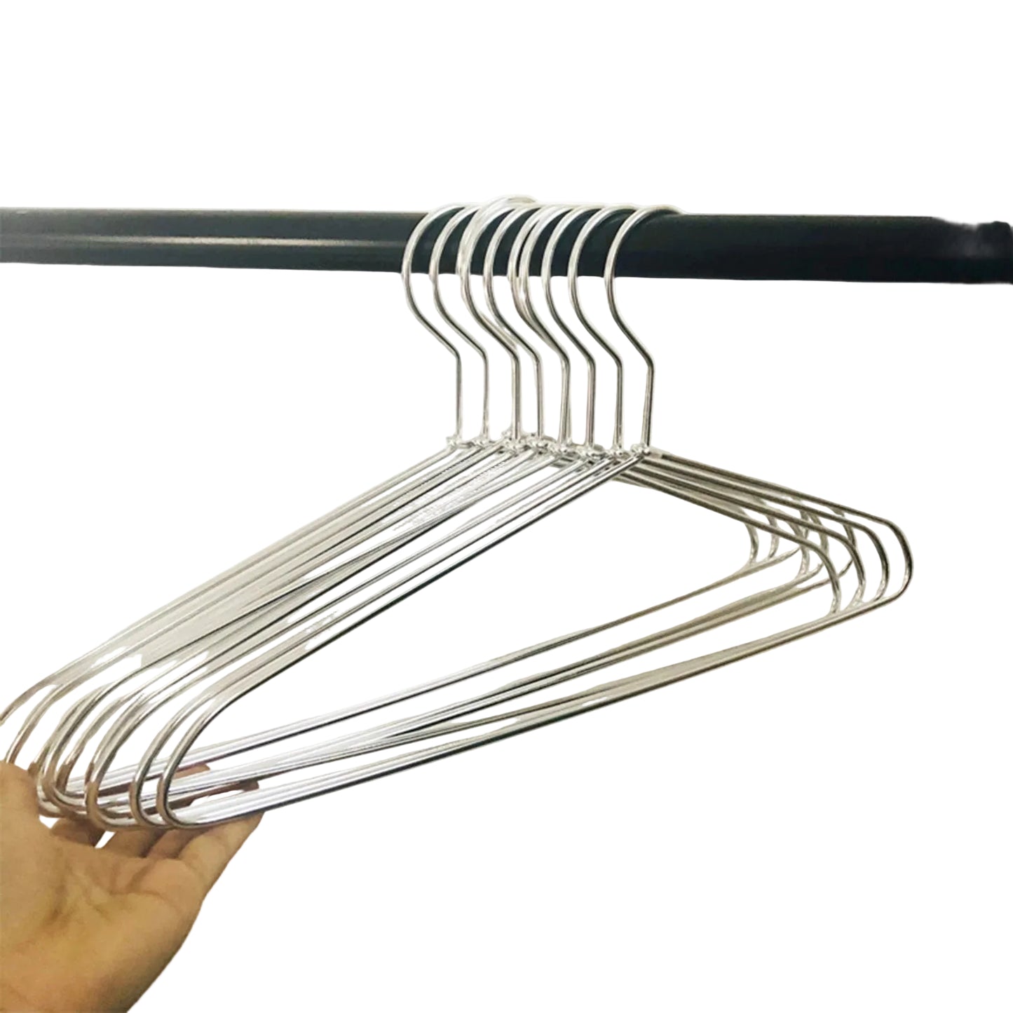 Tejesa 10pcs Silver/Gold Hanger For Clothes Aluminum Alloy Durable Clothes Hanger For Coats Skirts Pants Dress