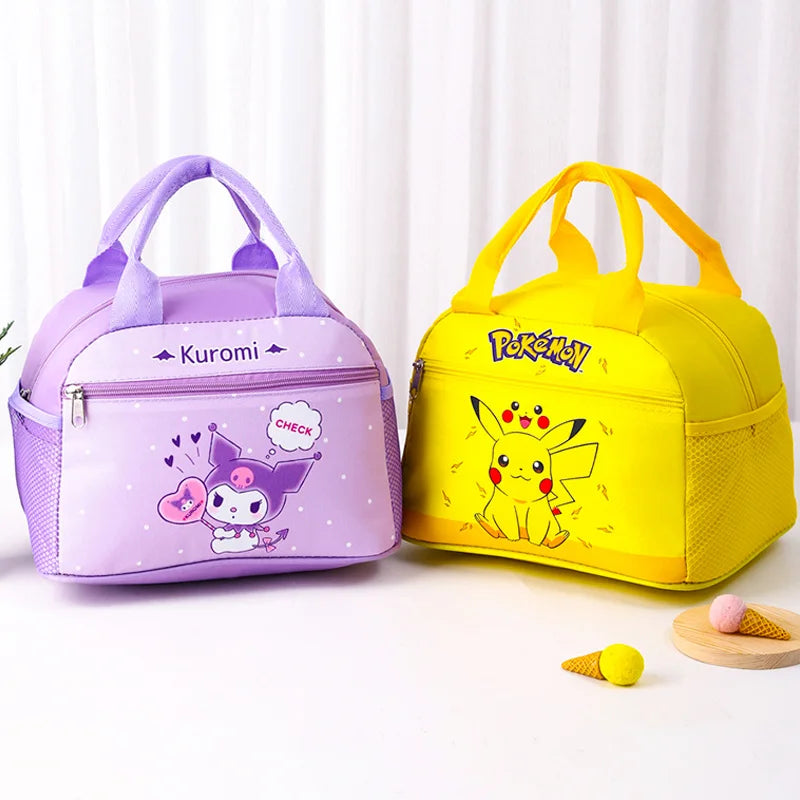 Hemasa Insulated Lunch Bag/ Hellokitty Waterproof Lunch Box /Handbag Widened Aluminum Foil Material Bento Bag Can Hold Water Cup