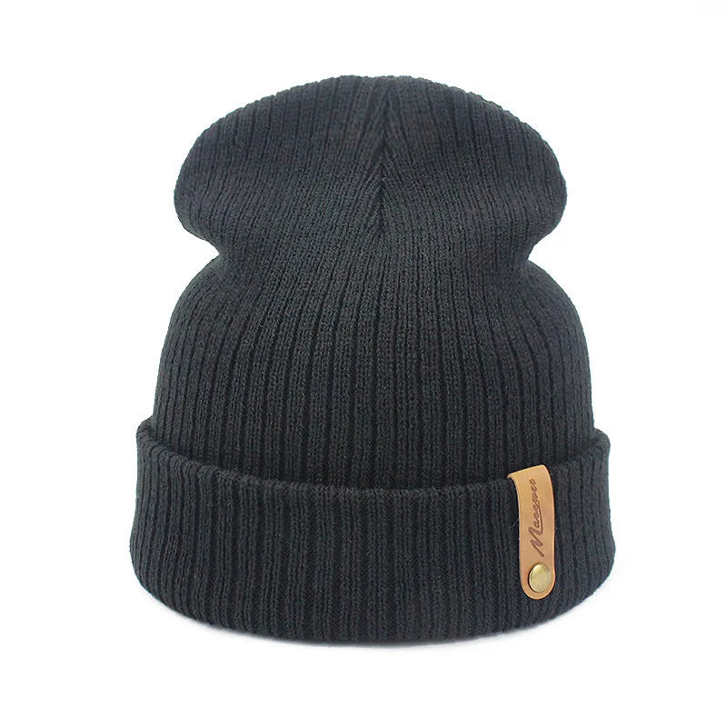 Tejesa Unisex Pull On Knit Skull Cap Winter Warm Beanie For Men Women/ Fashion Knit Hat For Men And Women