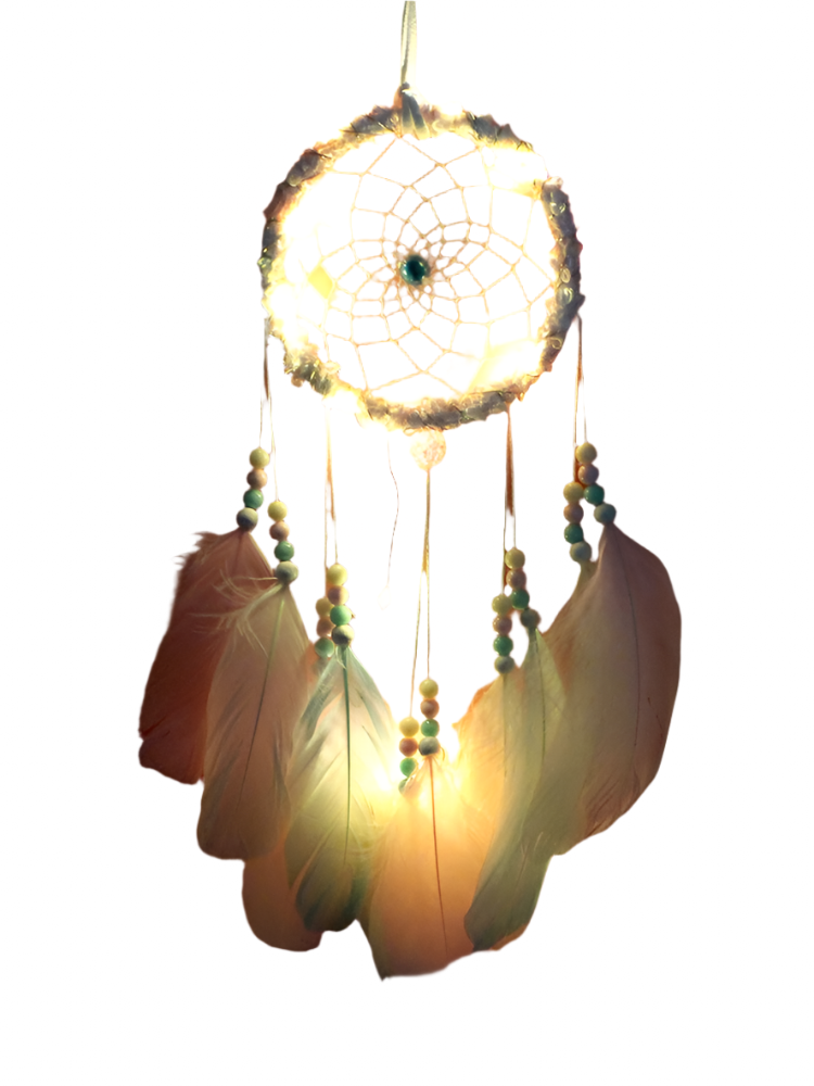 Hemasa Dream Catcher Handmade Wind Chime Car Pendant Garden Outdoor Hanging Ornaments Creative Birthday Gift Bedroom Home Decoration
