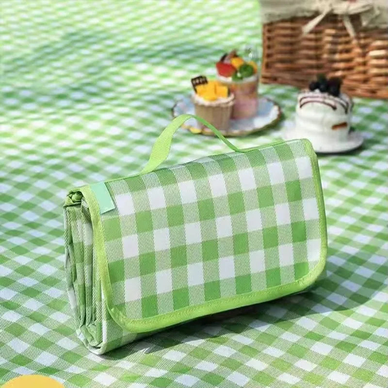 Tejesa Foldable Camping Mat Waterproof Cloth Beach Mat Picnic Blanket Practical Convenient Carry Moisture-Proof Outdoor Camping