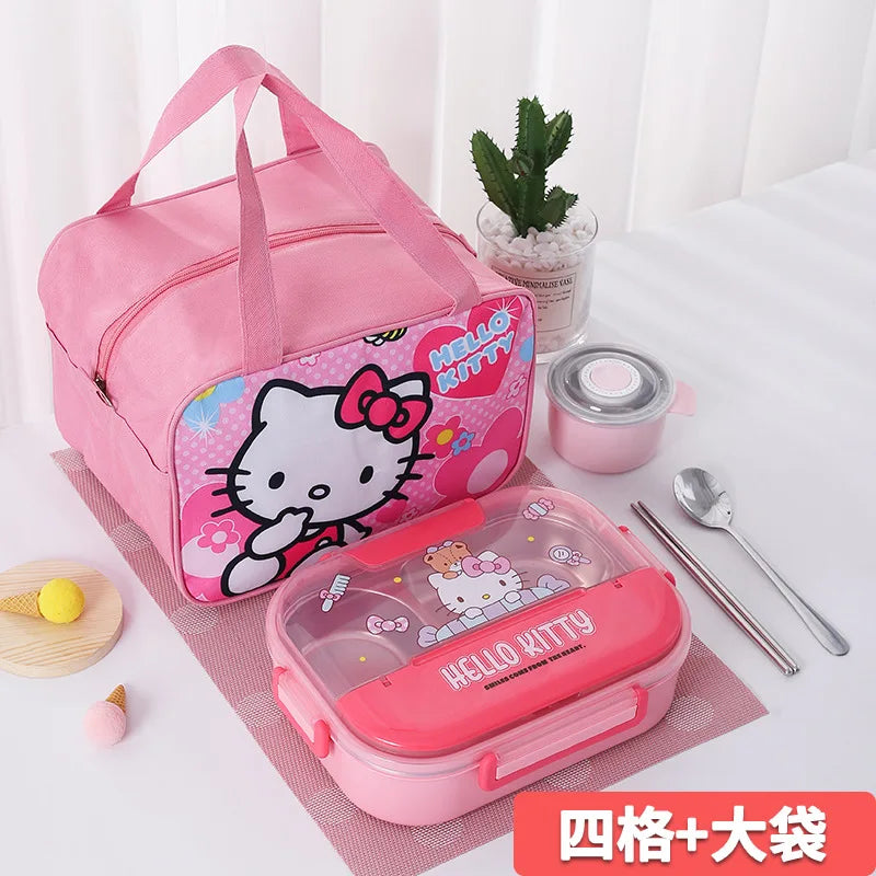 Hemasa Four Grids Five Grids Large Capacity Cartoon Anime Figure Cute Insulation