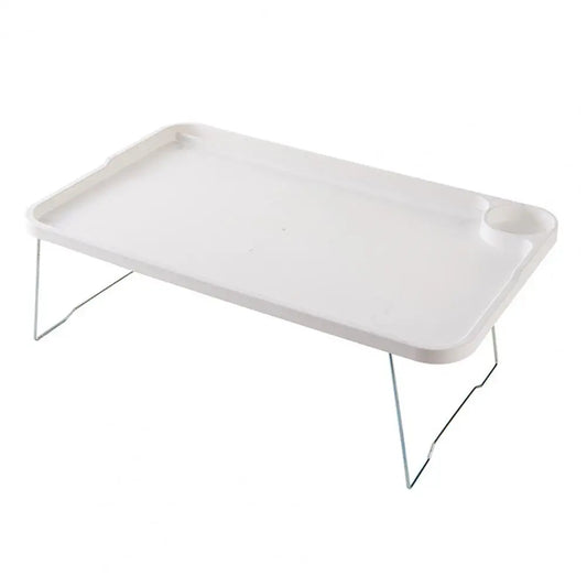 Hemasa Laptop Bed Table Portable Folding Laptop Table with Cup Holder for Student Dormitory Stable Bed Tray Desk with for Sofa for Lazy