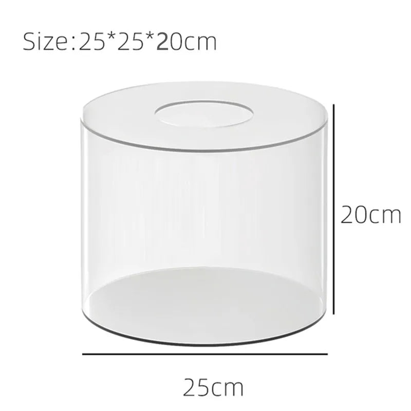 1PC Acrylic Cake Display Board Round Cake Edge Smoother Scraper Tray DIY Cake Refillable Board Base Clear Cake Stand Tools
