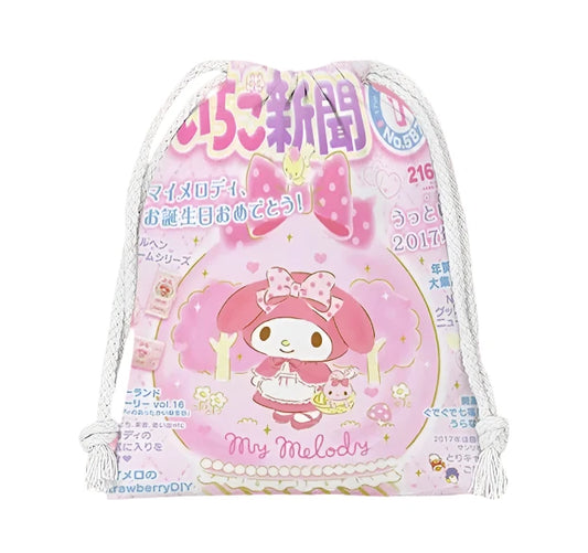 Hemasa drawstring hello kitty cartoon small bag storage bag