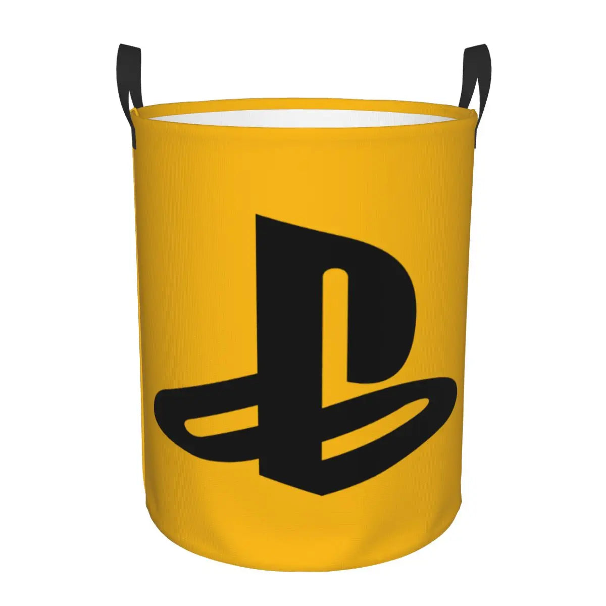 Customized Playstations Buttons Laundry Basket Collapsible Game Gamer Gift Clothes Toy Hamper Storage Bin for Kids Nursery