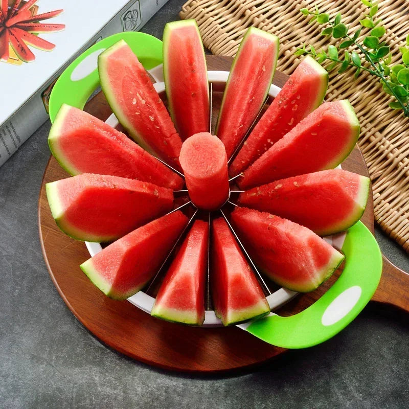 Hemasa Watermelon Slicer Cutter Knife/ Stainless Steel Fruit Cutting Slicer