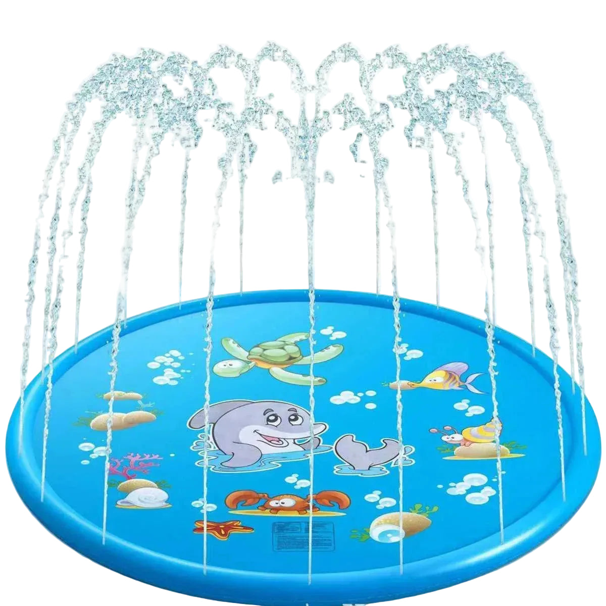 Tejesa Children Water Spray Pad Outdoor Funny Toys Children Inflatable Round Water Splash Play Pools Playing Sprinkler Mat Yard Summer