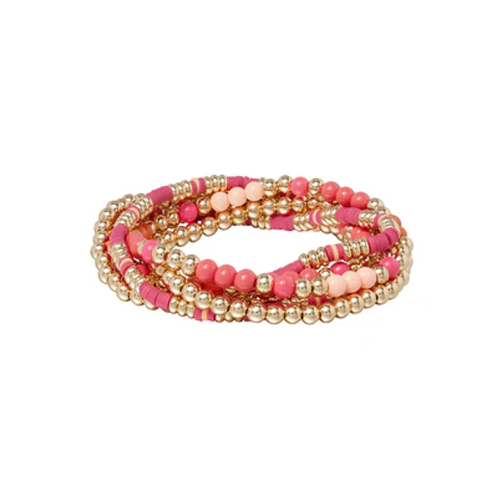 Tejesa Seed Beads Colorful 6mm Beaded  Bracelets Sets for girls/Women