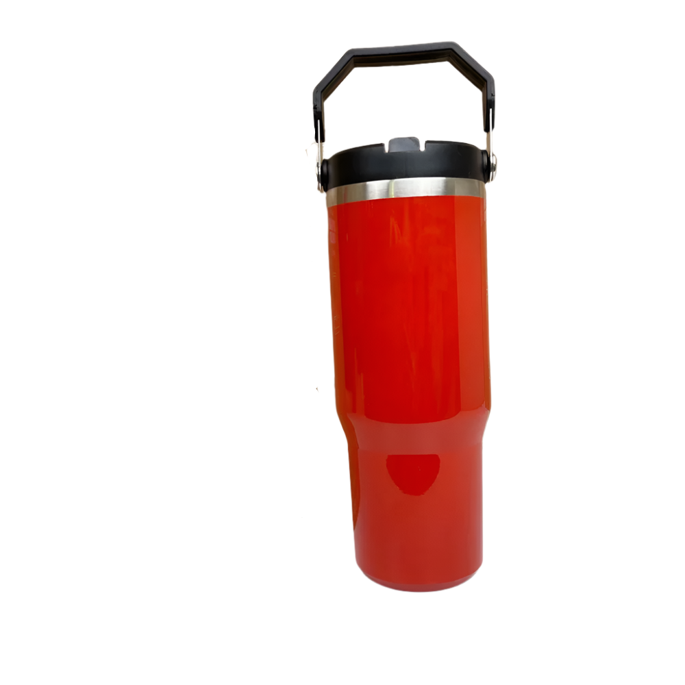 Hemasa Stanley 30oz Tumbler With Handle Leopard Tumbler With Straw Lids Stainless Steel Coffee cup