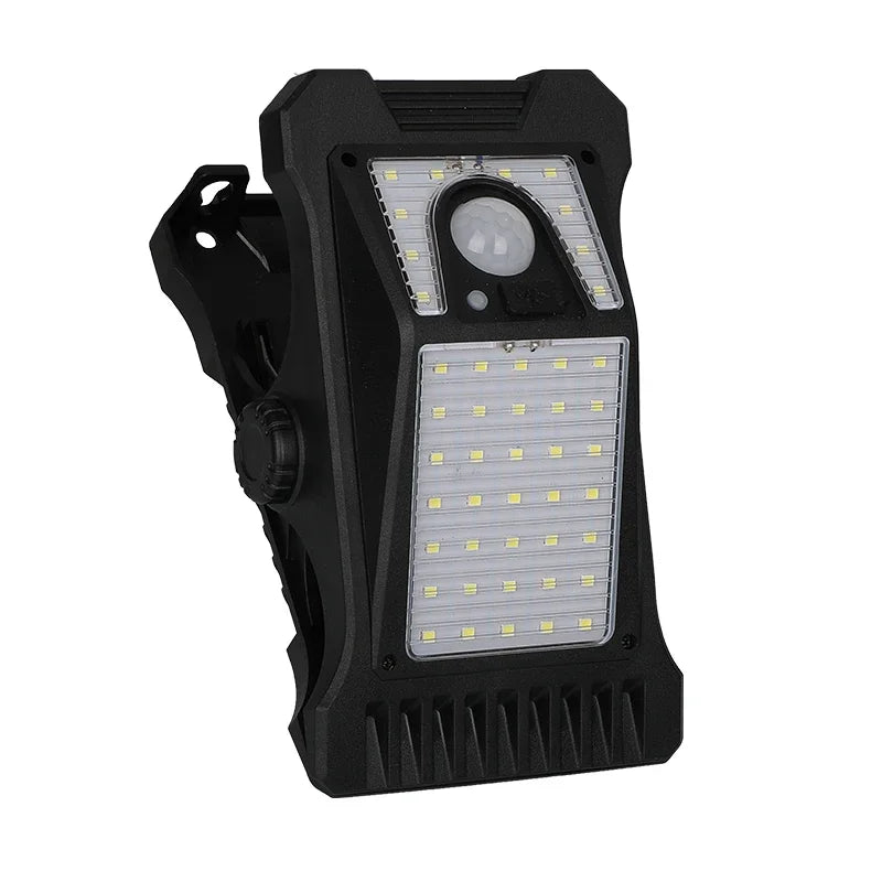 Hemasa High Power LED Solar Garden Lights Outdoor Solar Clip Light Motion Sensor Camping Lamp Fence Street Landscape Wall Decoration