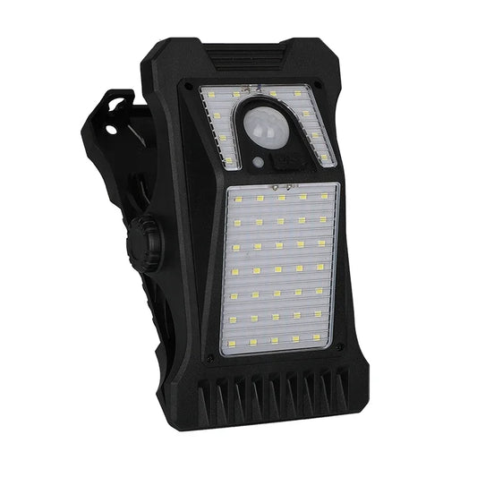 Hemasa High Power LED Solar Garden Lights Outdoor Solar Clip Light Motion Sensor Camping Lamp Fence Street Landscape Wall Decoration