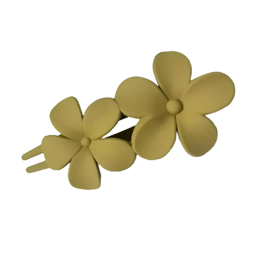 Hemasa 2Pcs Frosted Flower Hair Clip Claws Matte Hair Claw Clips For Women Girls Thin Thick Curly Hair Girls Kids Hair Accessories Barrettes