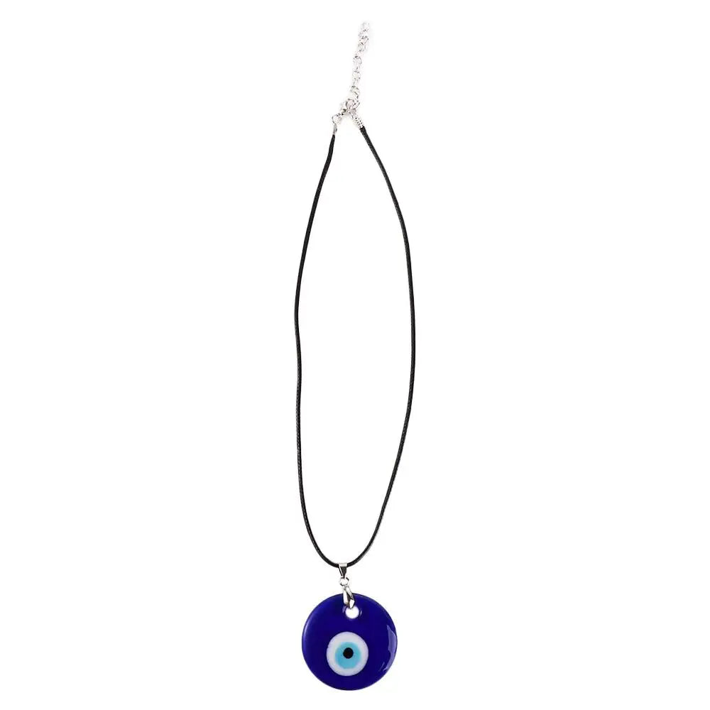 Neck Rope Clavicle Chain Couple Necklace Turkish Party Friendship Choker Blue Eye Pendant Necklace for Women Amulet Necklace