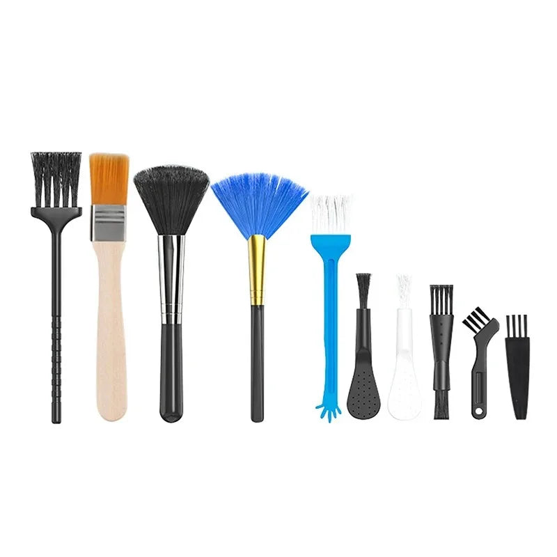 Hemasa 10Pcs PC Laptop Keyboard Cleaning Brush Kit Small Tools Car Phone Dust Brushes Dust Cleaner Shaver Household Accessories