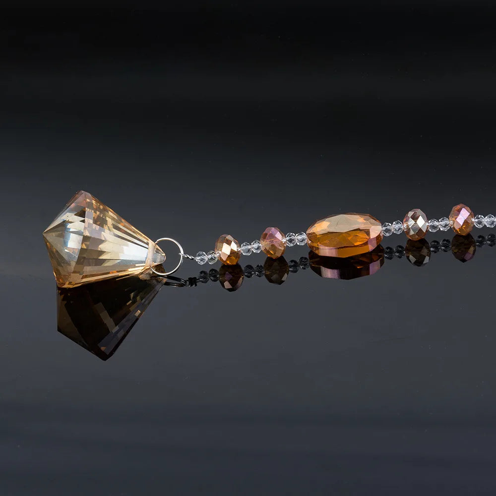 Sun Catchers With Crystals, Hanging Crystals Suncatchers For Windows, Colored Crystals Prisms  Pendant Suncatchers Beads