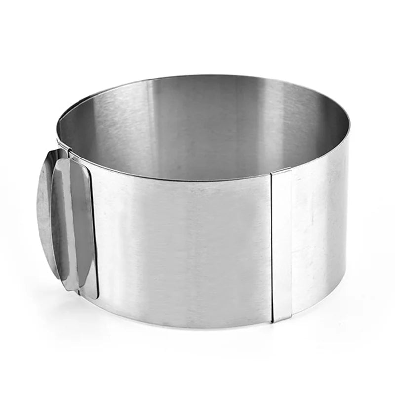 Hemasa Adjustable Mousse Ring & Cake Collar Surround Film Lining Ring Molds