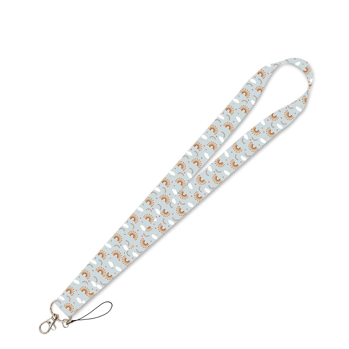Tejesa 2pcs Beautiful Lanyard Keys Chain Badge Holder ID Credit Card Pass Hang Rope Lariat Mobile Phone Charm Accessories Gifts Wholesale