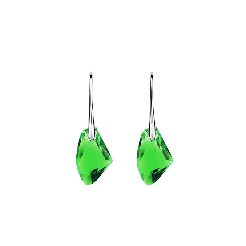 quality crystal ax dropshipping Earrings fashion Jewelry dropshipping chamr lover gift brand summer party birthday wedding girl