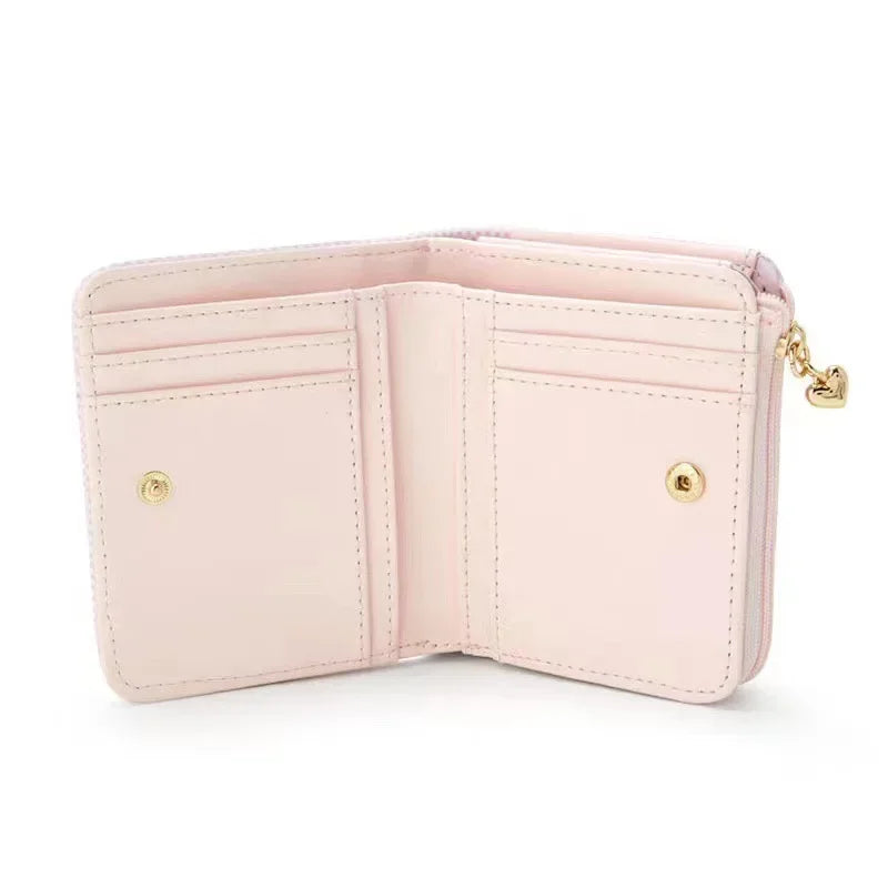 Hemasa  Pu Leather Zipper Multi-carport Large Capacity Fashion Purse