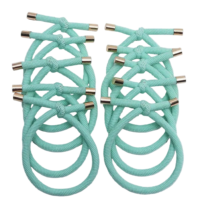Tejesa 20PCS Women Elastic Hair Rubber Bands High Quality Girls Hair Bands Hair Scrunchies Gold Plated  Hair Accessories Hair Gum/Tie