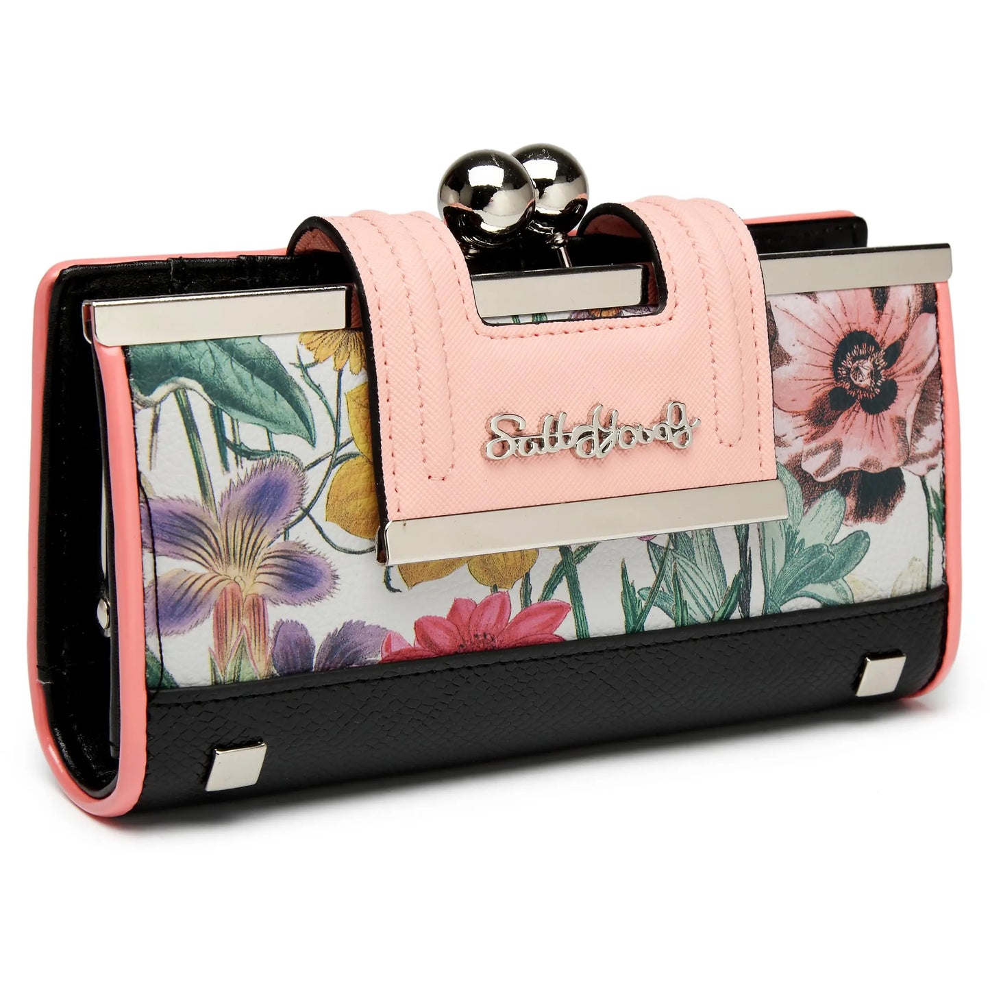 Hemasa  Floral Pattern and Elegant Wallet Various Colors Beautiful Design Practical Functions Purse