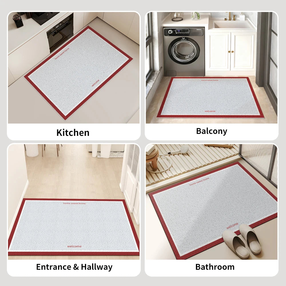 Tejesa Colorful  Rainbow  Door Mat /Dirt Entrance Carpet Front Door Mat Outside Welcome Entryway Doormat