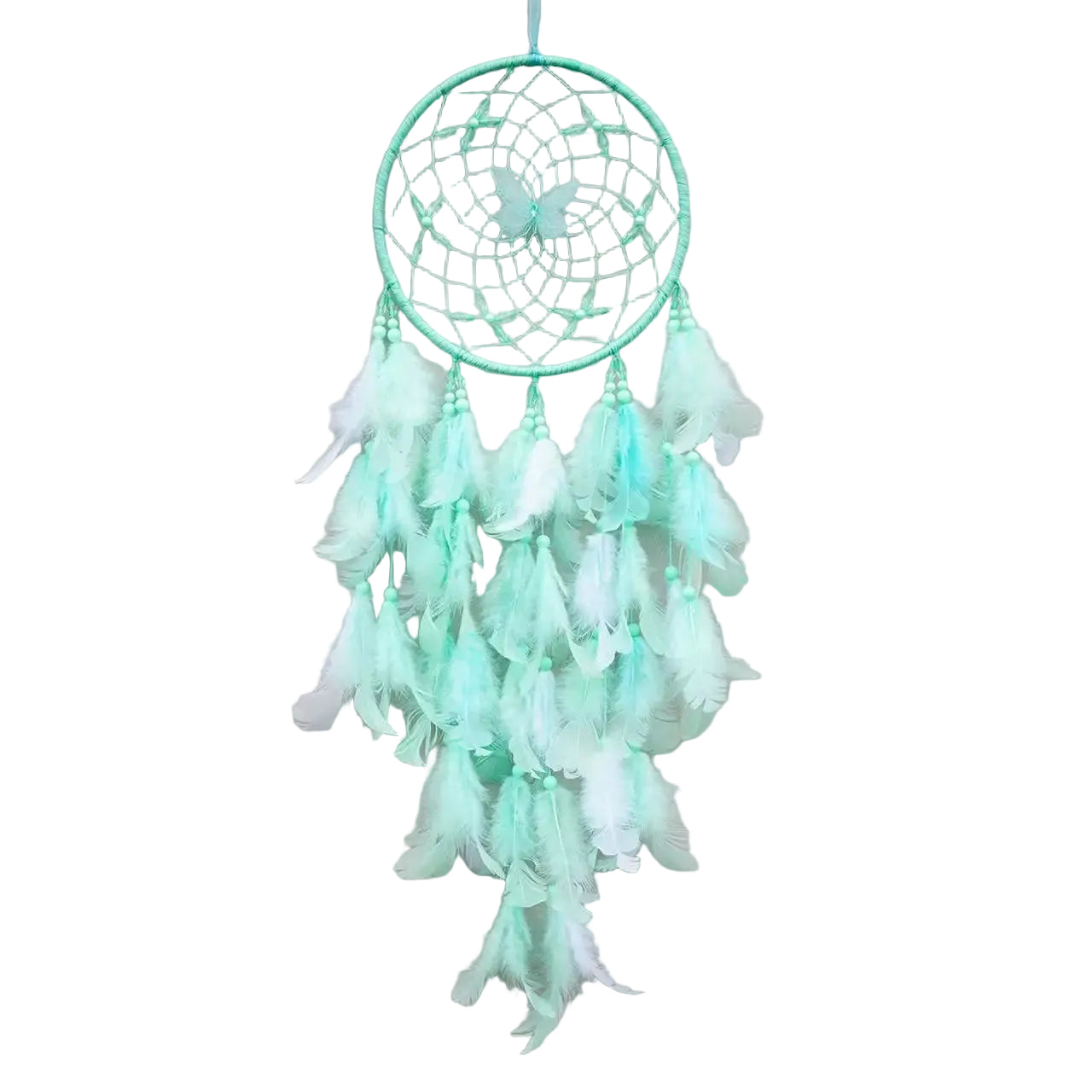 Tejesa Butterfly Feathers Dream Catcher /Wall Hangings Bedroom Decorations Handmade Ornnaments For Girls