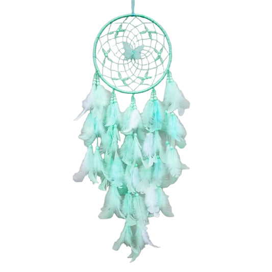 Tejesa Butterfly Feathers Dream Catcher /Wall Hangings Bedroom Decorations Handmade Ornnaments For Girls