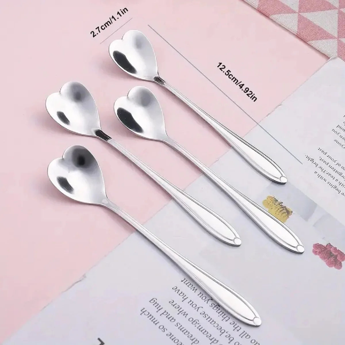Hemasa 12  Pcs Coffee spoon / dessert spoon/ delicate cup, small spoon, seasoning, milk stirring stick, stainless steel mixing spoon