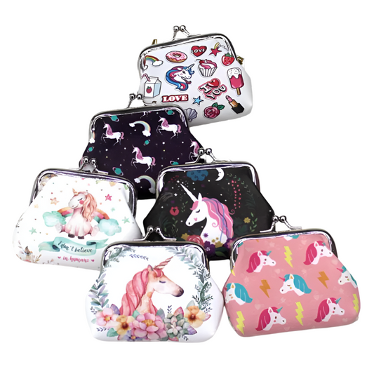Hemasa Unicorn Coin Purses Holder Women  /Mini Change Wallets Girl Money Bag Coin Bag