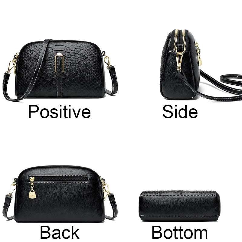 Luxury Designer Ladies Handbags High Quality Leather Shoulder Bags For Women 2024 Female Crossbody Bag Purses And Handbags Sac
