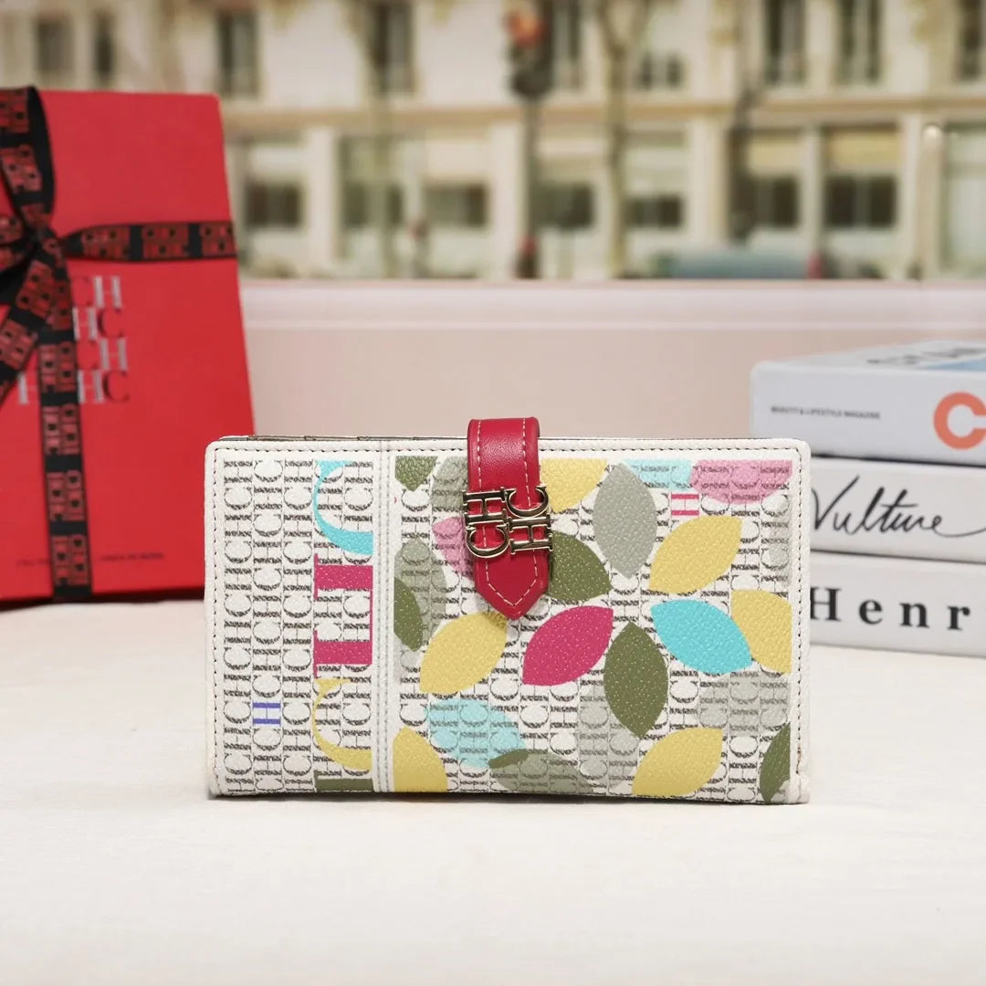 CH Luxury Brand Spring Fashion Women's Wallet Large Capacity Slot Coin 2025 High Quality Wallet Coin Wallet