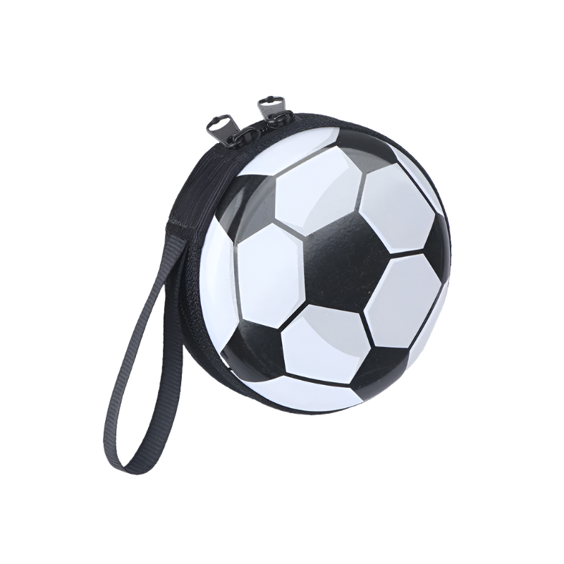 Heamsa  Cartoon Ball Pattern Coin Purse For Kid Boys Girls Small Gift Fashion Change Purses Mini Wallets Zipper Storage Box