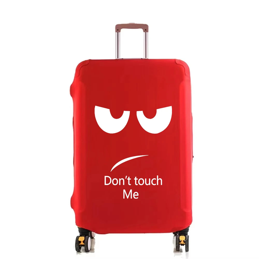 Tejesa Don’t Touch Me Printing  Luggage Cover /Travel Suitcase Protective Cover /Elasticity Dust Covers Suitable for 18-32 Inch Suitcases