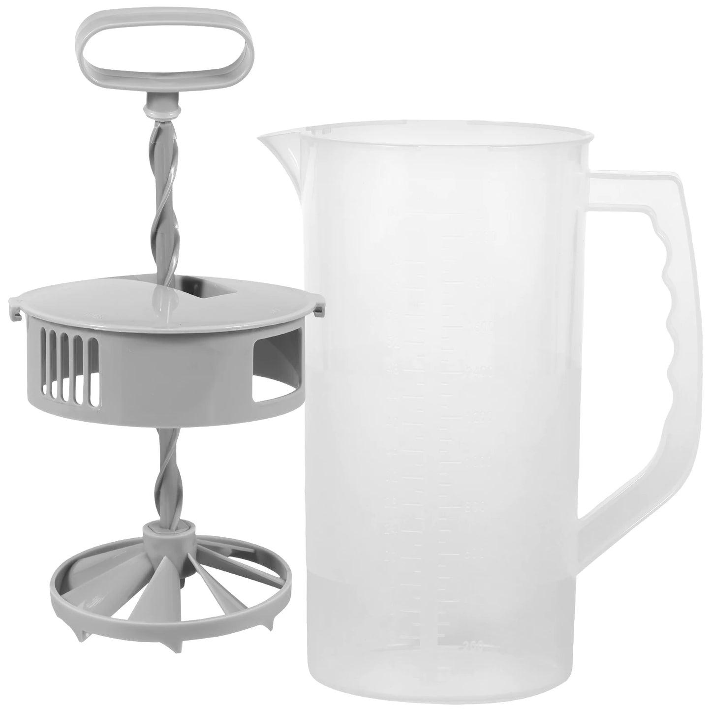 Tejesa 2L Water Kettle Mixing Pitcher Summer Juice Mixing Container Wide Mouth Pitcher Fridge DIY Beverage for Tea Milk Juice Drink Cup