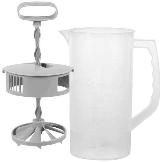 Tejesa 2L Water Kettle Mixing Pitcher Summer Juice Mixing Container Wide Mouth Pitcher Fridge DIY Beverage for Tea Milk Juice Drink Cup