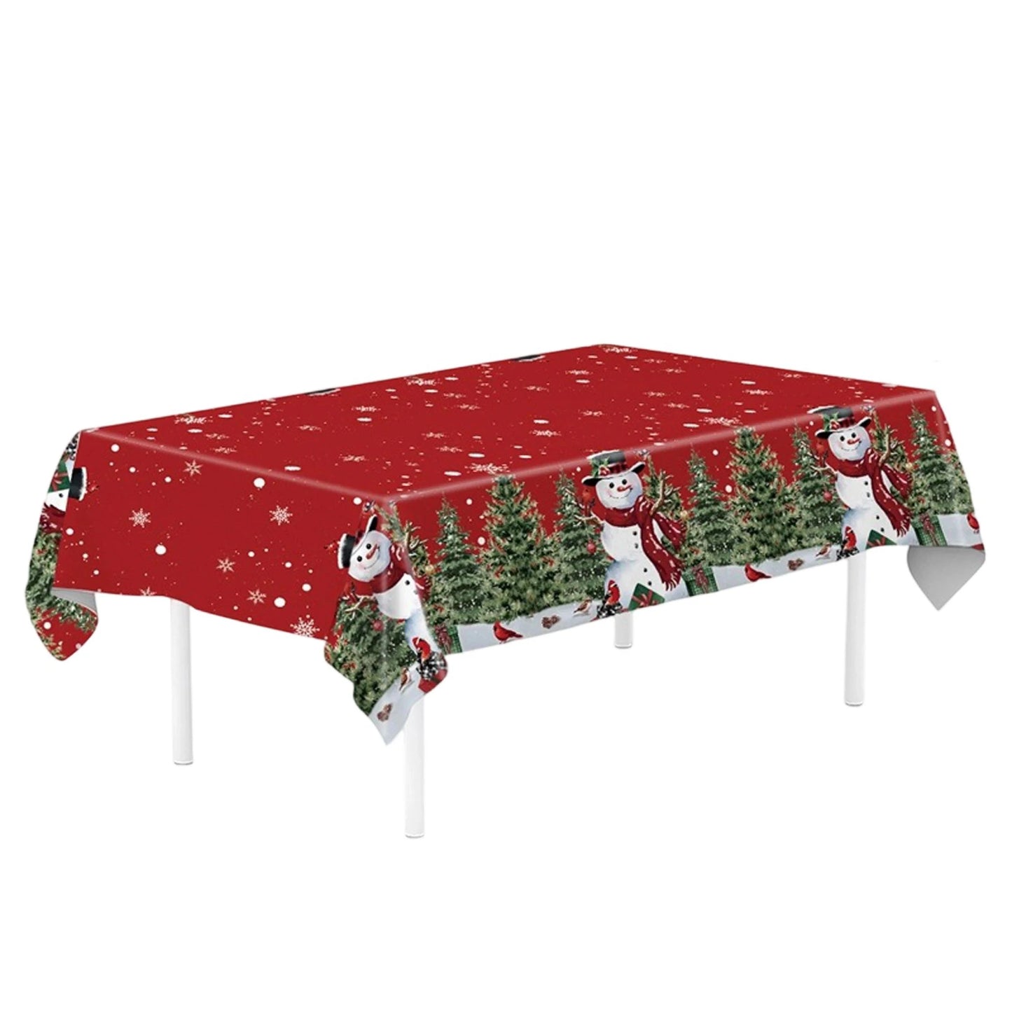 Tejesa Christmas Theme Party Tablecloth / Party Venue Layout Decorations Christmas Decoration Table Cloth