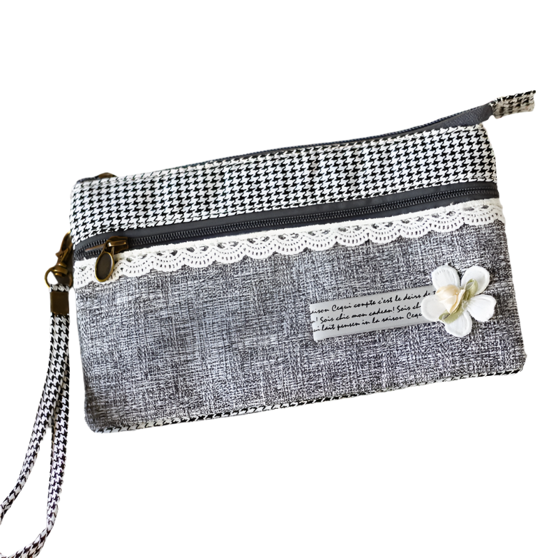 Hemasa Women's Cotton Long Organizer Wallet Ladies Coin Purse Female Clutch Small Phone Pouch Money Bag for Children / Kids/ Girls