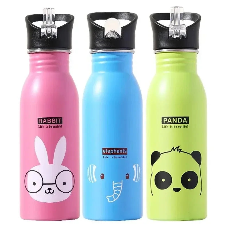 Hemasa 500ML Children's Stainless Steel Sports Water Bottles