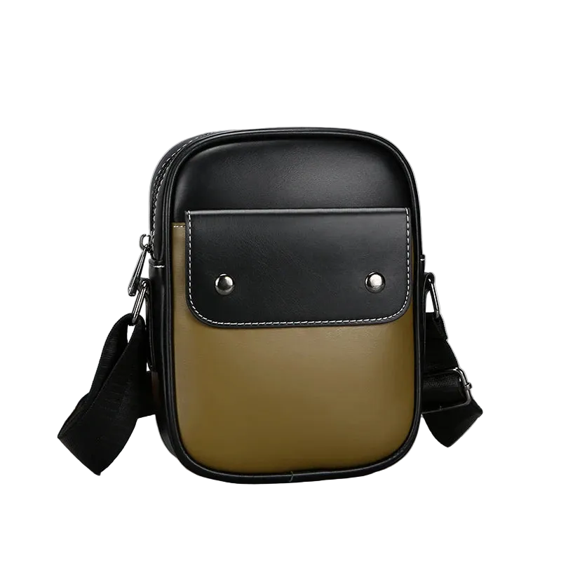 Tejesa Soft PU Leather Men Small Shoulder Bag Fashion Casual Male Mini Handbag Pretty Style Male Shopping Phone Bag