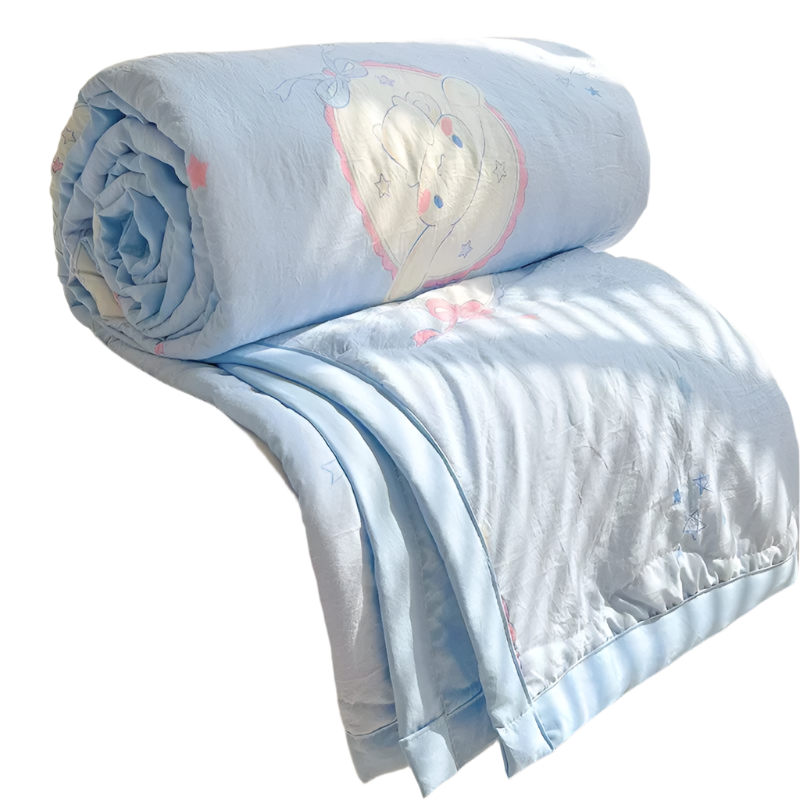 Hemasa   Children's Nap Quilt Office Blanket Cute Class A Washed Cotton
