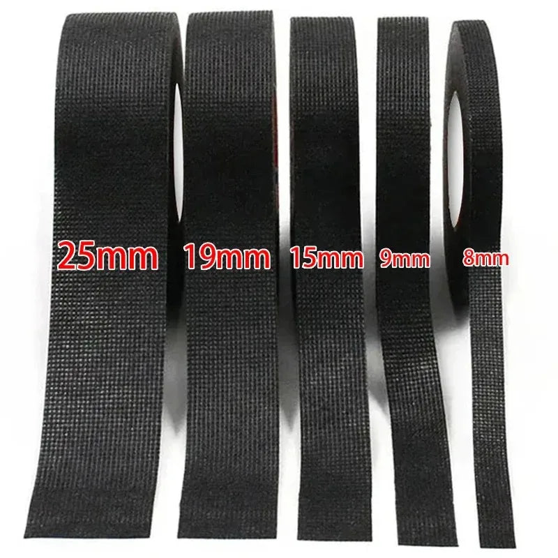 Tejesa Electrical Tape Heat Resistant Wiring Harness Fabric Waterproof  Automotive Insulating Adhesive Cloth for Cable Wire Wrap 1-10Pc