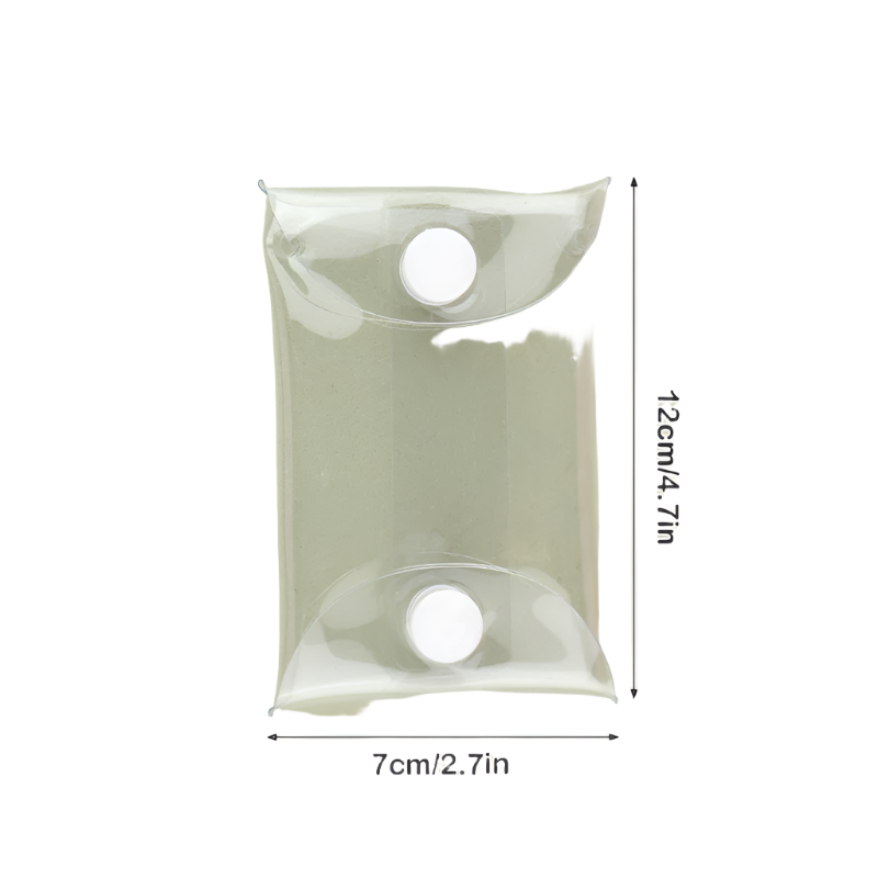 Heamsa Bubble Mart Blind Box Storage Display Box Hand-made PVC Coin Purse Transparent Key Bag Toy Dolls Hanging Small Bag