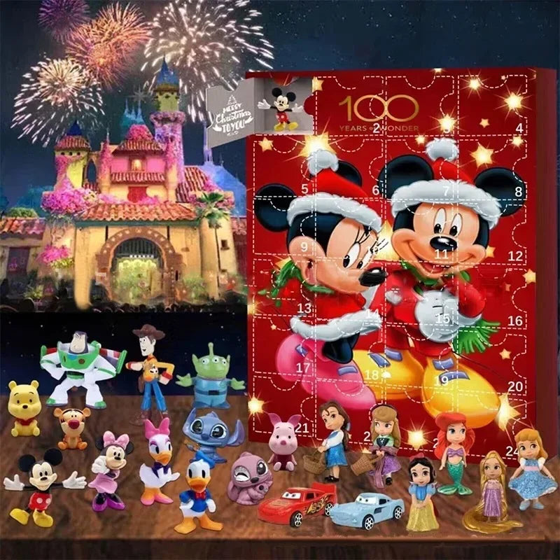 Tejesa Advent Calendar Cartoon Doll Christmas Decorative Gifts New Year 24 Days Countdown Surprise Blind Box